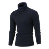 Autumn/Winter Men's Turtleneck Solid Color Knit Pullover Sweater Autumn/Winter Men's Turtleneck Solid Color Knit Pullover Sweater