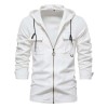 Men's Solid Color Pocket Fashion Slim Fit Cardigan P1241