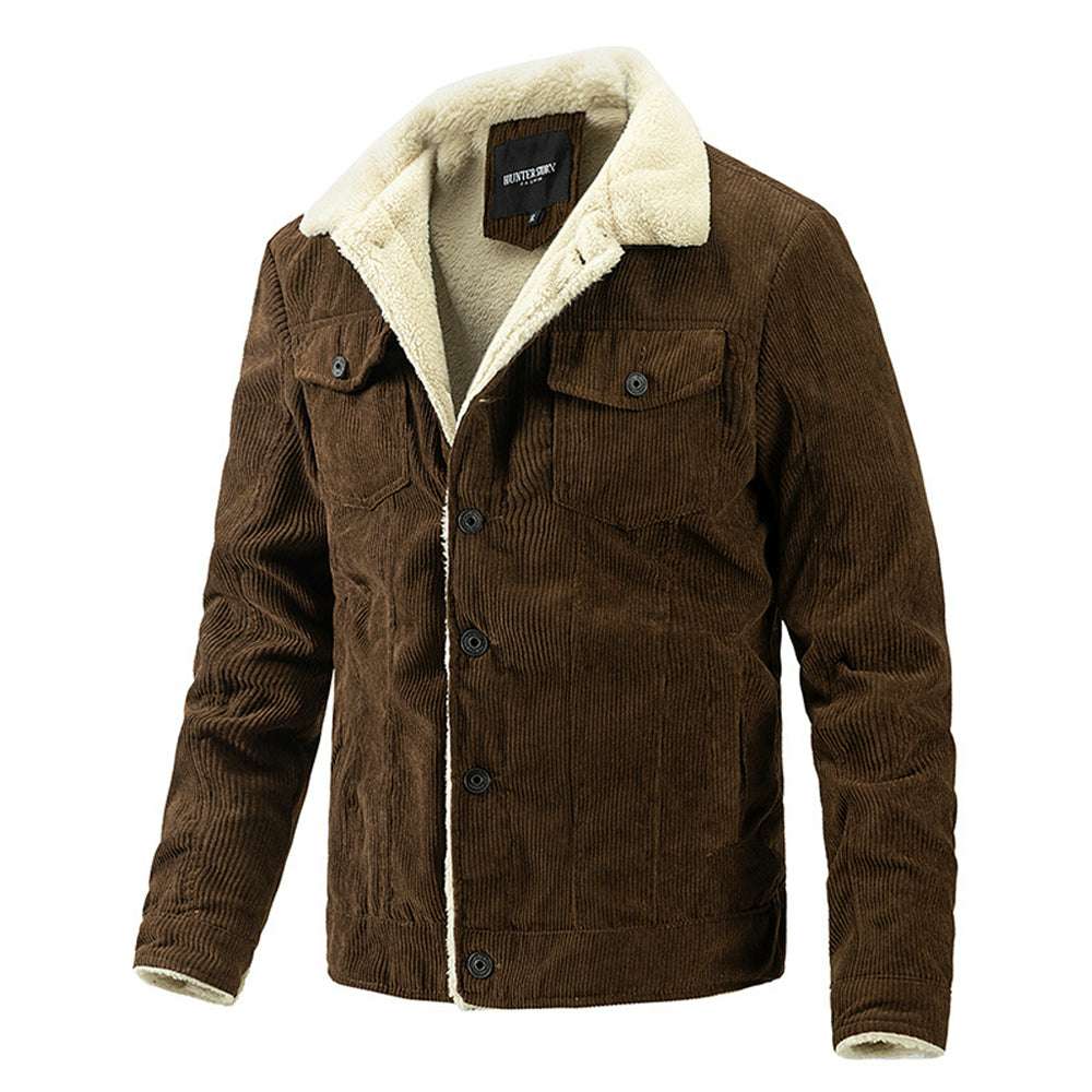 Men's Corduroy Fleece Fashion Thermal Jacket Men's Corduroy Fleece Fashion Thermal Jacket