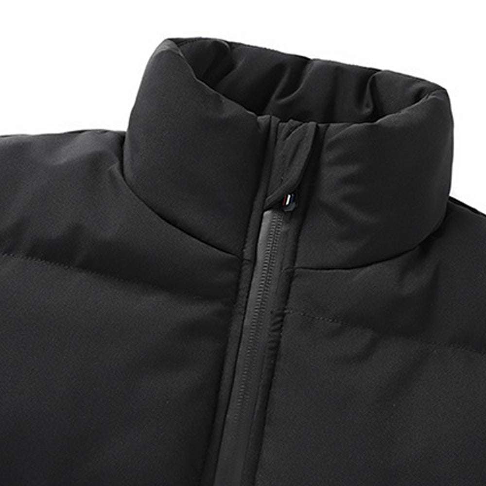 Thick warm down jacket with stand-up collar for men Thick warm down jacket with stand-up collar for men