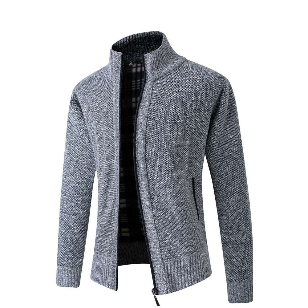 Men's slim knit cardigan P1243