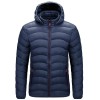 Men's winter simple casual hooded cotton coat