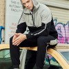 Men's Zip Hooded Long Sleeve Trousers Casual Suit Men's Zip Hooded Long Sleeve Trousers Casual Suit