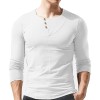 Men's Round Neck Button Long Sleeve T-Shirt Men's Round Neck Button Long Sleeve T-Shirt