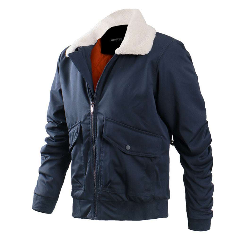 New men's comfortable fur collar thermal jacket New men's comfortable fur collar thermal jacket