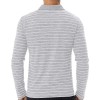 New Men Striped Casual Breathable Long Sleeve Polo Shirt New Men Striped Casual Breathable Long Sleeve Polo Shirt