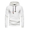 New Men's Fashion Check Casual Pocket Pullover Hoodie