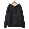 Fashion plus fleece hooded warm sports sweater