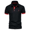 Men's Short Sleeve Fawn Embroidered Polo Shirt P1007 Men's Short Sleeve Fawn Embroidered Polo Shirt P1007