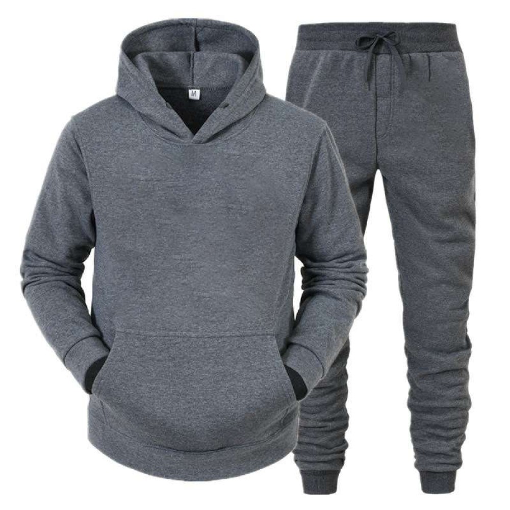 Enjoyzones Men's new fashion thickened hooded suit Enjoyzones Men's new fashion thickened hooded suit