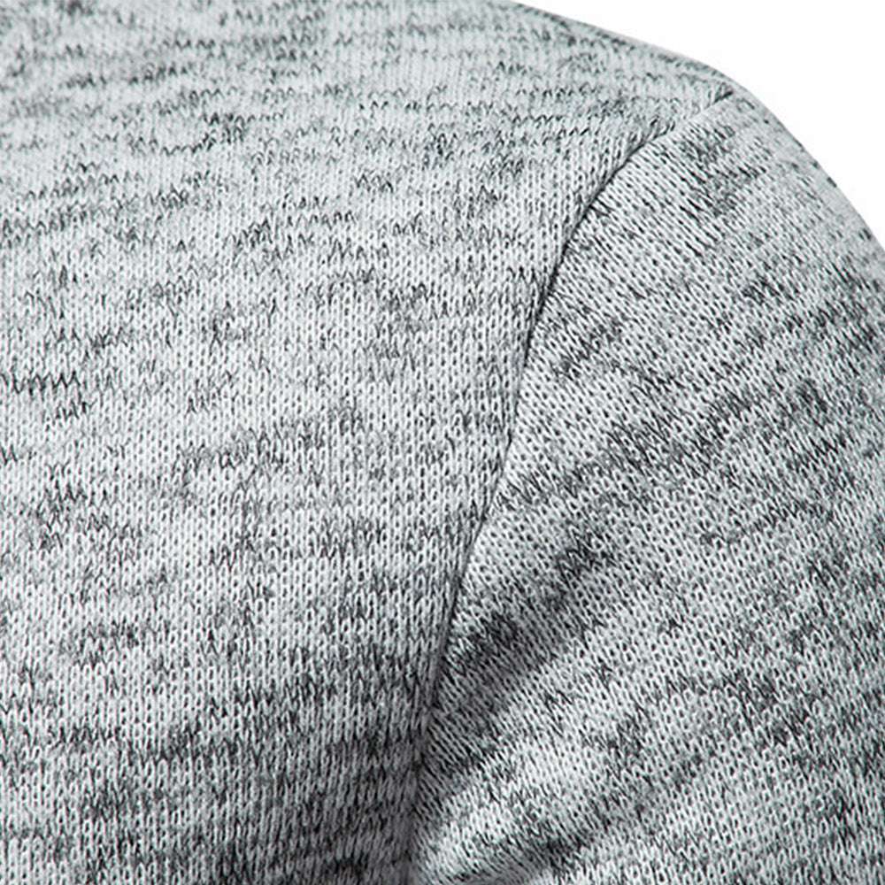 New Warm and Comfortable Half-Zip Turtleneck Men's Sweatshirt P1128