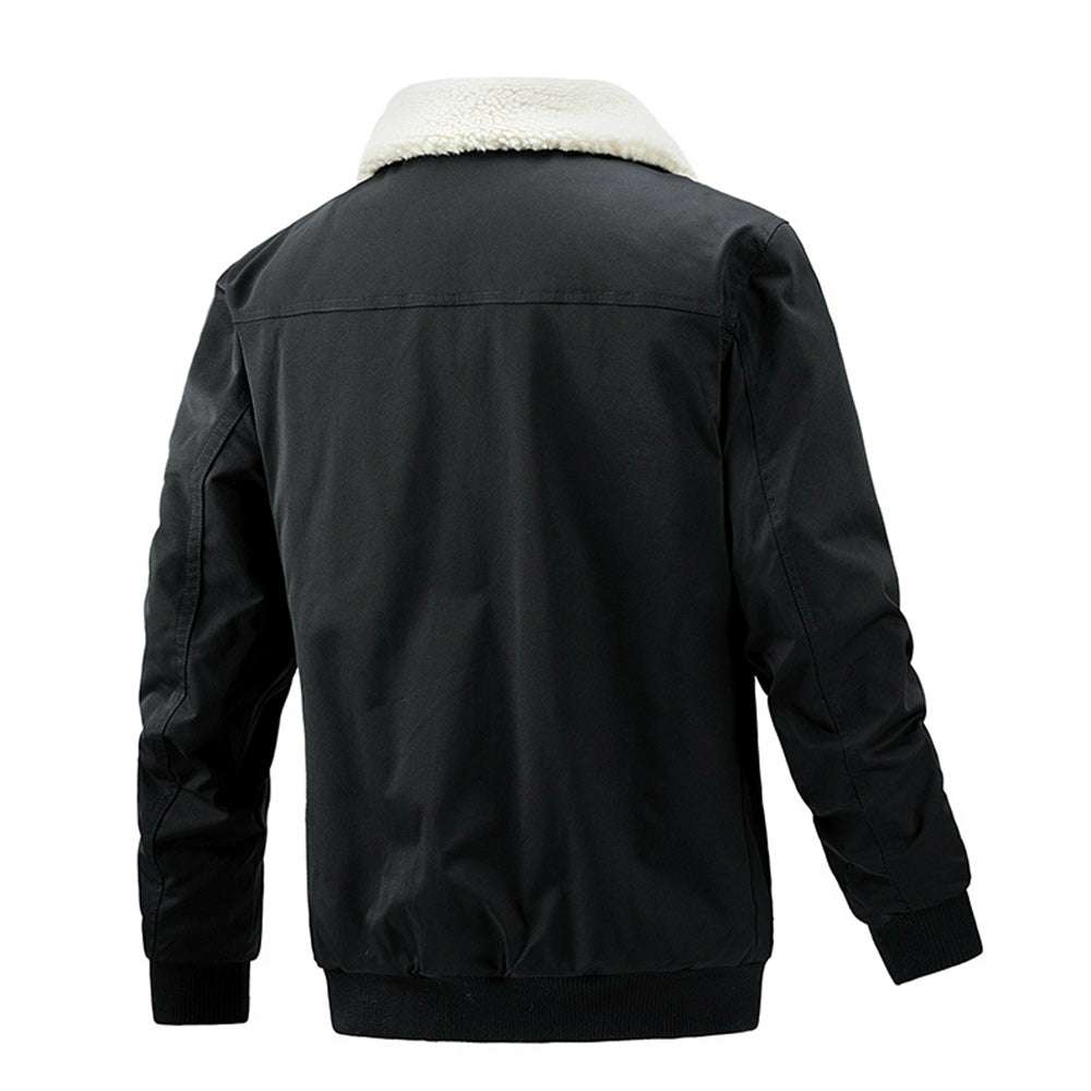 New men's comfortable fur collar thermal jacket New men's comfortable fur collar thermal jacket
