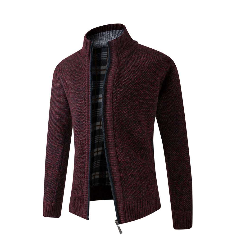 Men's slim knit cardigan P1243