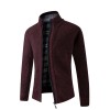 Men's slim knit cardigan P1243