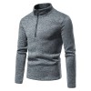 New Warm and Comfortable Half-Zip Turtleneck Men's Sweatshirt P1128