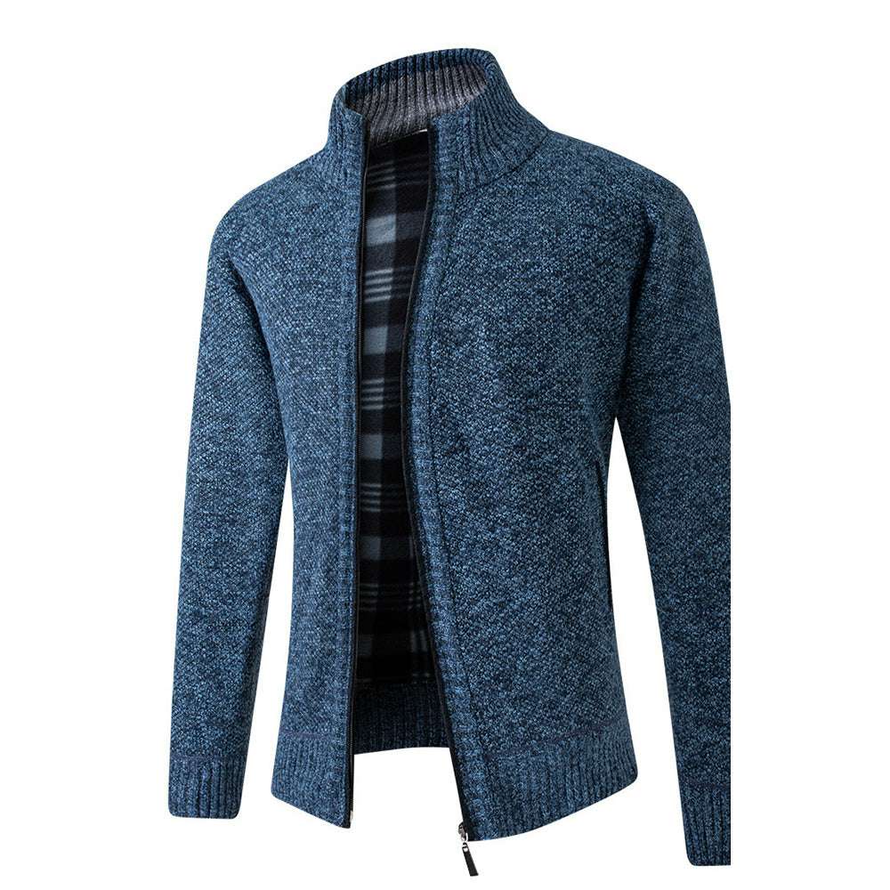 Men's slim knit cardigan P1243