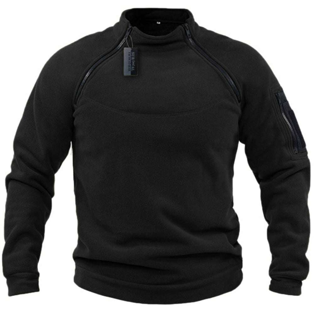 Solid color men's warm turtleneck sweater Solid color men's warm turtleneck sweater