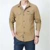 Men's New Loose Cotton Casual Workwear Shirt