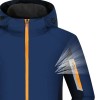 Fleece-lined outdoor reflective jacket Fleece-lined outdoor reflective jacket
