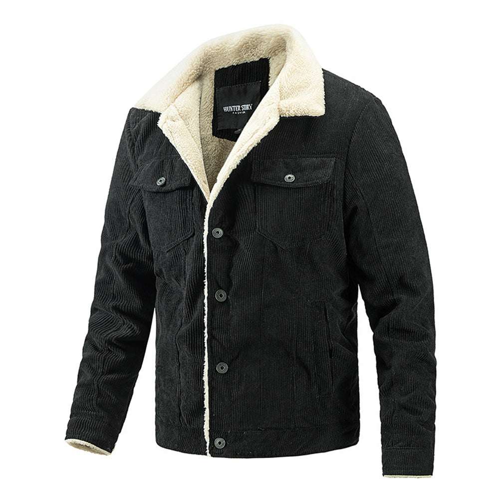 Men's Corduroy Fleece Fashion Thermal Jacket Men's Corduroy Fleece Fashion Thermal Jacket