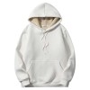 Fashion plus fleece hooded warm sports sweater