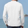 Men's Cotton Linen Casual Long Sleeve Shirt Pocket Loose Shirt Men's Cotton Linen Casual Long Sleeve Shirt Pocket Loose Shirt