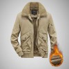 Men's lamb fleece Lapel Solid Color Jacket Men's lamb fleece Lapel Solid Color Jacket