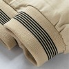 Fashion Men's Rib Neck Solid Jacket Fashion Men's Rib Neck Solid Jacket