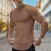 Spring Summer New V Neck Casual T Shirts For Men