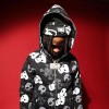 Men's Skull Print Oversized Hooded Sweatshirt P1211 Men's Skull Print Oversized Hooded Sweatshirt P1211