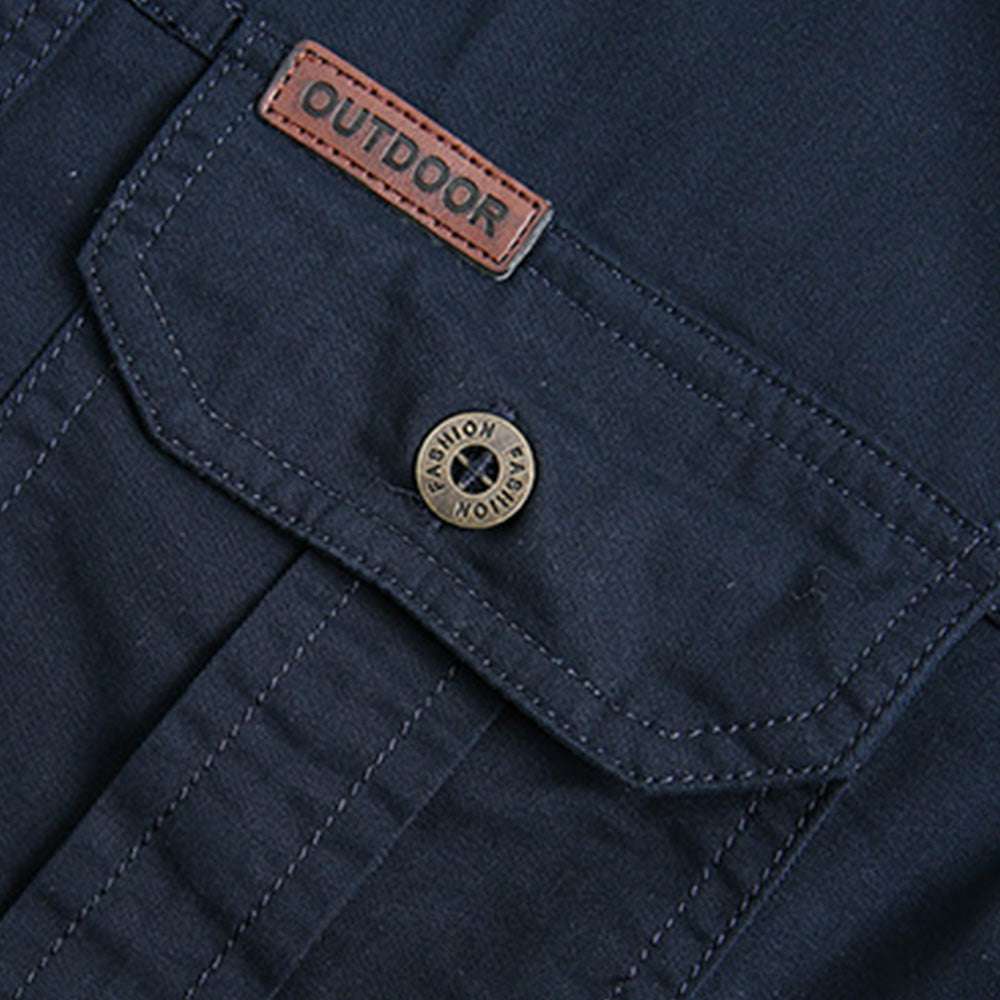 Men's New Loose Cotton Casual Workwear Shirt