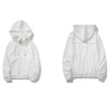 Men's Solid Color Stand Collar Hooded Jacket
