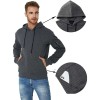 Trendy Men's Jacquard Zip Pocket Long Sleeve Sweatshirt P1150