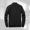 Men's Solid Color Stand Collar Casual Jacket