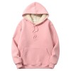 Fashion plus fleece hooded warm sports sweater